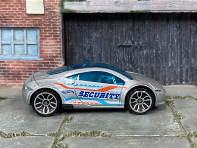 Loose Hot Wheels - Mitsubishi Eclipse Concept Car - Silver Security