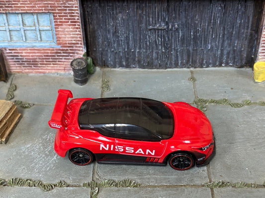 Loose Hot Wheels - Nissan Leaf Nismo RC02 - Red Nissan Livery