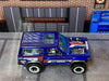 Loose Hot Wheels - Nissan Patrol 4X4 - Blue, Red and White