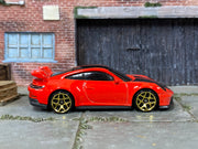 Loose Hot Wheels - Porsche 911 GT3 - Red and Black