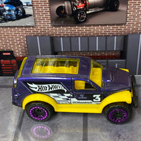 Loose Hot Wheels - Power Panel - Purple and Yellow Hot Wheels 3