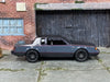 Loose Hot Wheels Premium - 1987 Buick Regal - Gray and Black - Premium Series Real Rider Rubber Tires