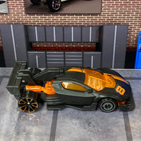 Loose Hot Wheels - Punk Rod - Satin Black and Orange