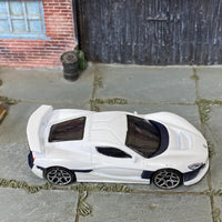 Loose Hot Wheels - Rimac Nevera - White