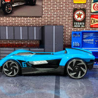 Loose Hot Wheels - Roadster Bite - Blue and Black