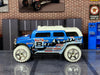 Loose Hot Wheels - Rockster 4X4 - Blue and White