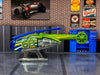 Loose Hot Wheels - Skyfire Helicopter - Green and Blue