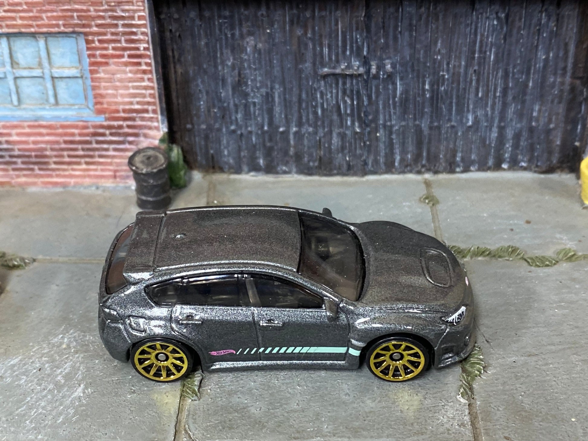 Loose Hot Wheels - Subaru WRX STI - Gray