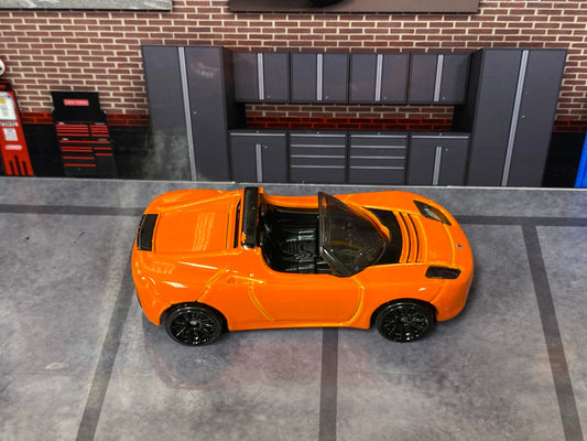 Loose Hot Wheels - Tesla Roadster - Orange