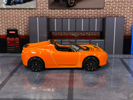 Loose Hot Wheels - Tesla Roadster - Orange