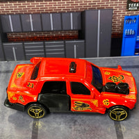 Loose Hot Wheels - Time Attaxi - Red, Yellow and Black