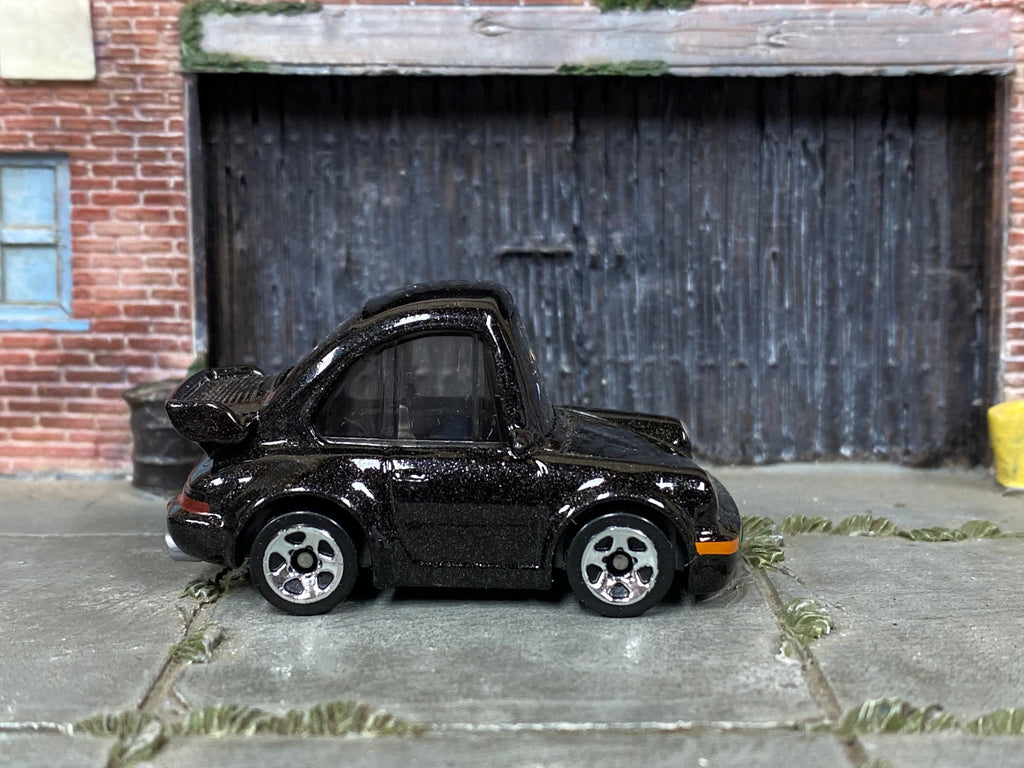 Loose Hot Wheels - Tooned Porsche 911 Turbo 3.6 - Black