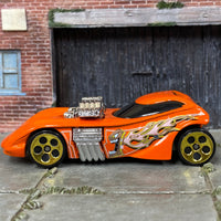 Loose Hot Wheels - Twin Mill II - Orange