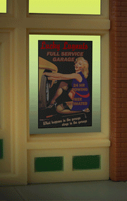 Miller Engineering Lugnuts Window Sign — exact product reference