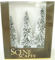 Bachmann SceneScapes Snow-Covered Pine Trees 8–10 Inches Three-Pack - package detail