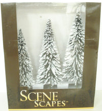 Bachmann SceneScapes Snow-Covered Pine Trees 8–10 Inches Three-Pack - package detail