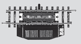 Märklin 2297 HO K-Track Straight Uncoupler 90 mm