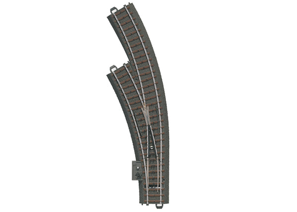Märklin 24671 H0 C Track left curved turnout R1