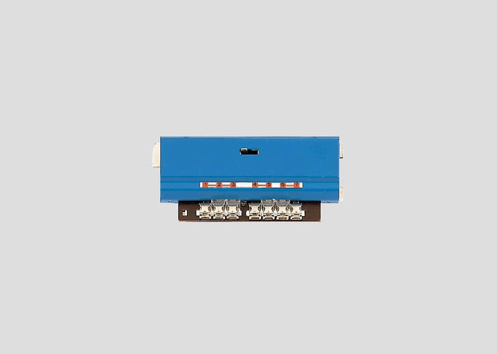Märklin 8945 universal relay with blue housing and circuit terminals