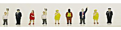Model Power N Scale People Figure Set, 9-Pack – MDP1333 exact product image