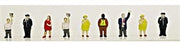 Model Power N Scale People Figure Set, 9-Pack – MDP1333 exact product alternate view