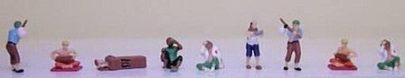 Model Power N Scale Homeless People Figure Set, 9-Pack – MDP1381