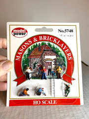 Model Power HO Masons and Bricklayers Figure Set, 6-Pack – MDP5748 exact product alternate view