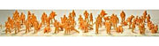 Model Power HO Unpainted Figures, 72-Pack – MDP5772 exact product image