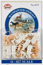 Model Power O Scale Unpainted Animals, 36-Pack – MDP6171– product image 2