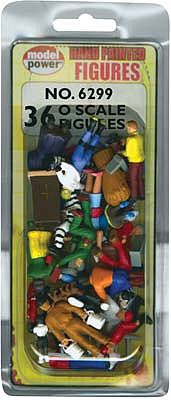 Model Power O Scale Painted Figures, 36-Pack – MDP6299