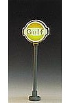 Model Power N Scale Lighted Gulf Gas Station Signs, 2-Pack – MDP8578 exact product image
