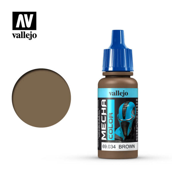 Vallejo Mecha Color Brown 17ml Bottle — exact product reference