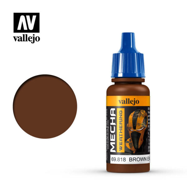 Vallejo Mecha Color Brown Engine Soot (Matt) 17ml Bottle — exact product reference