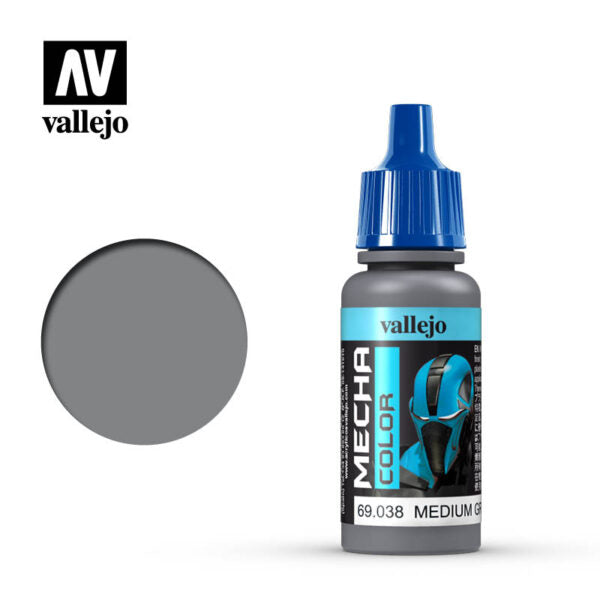 Vallejo Mecha Color Medium Grey 17ml Bottle — exact product reference