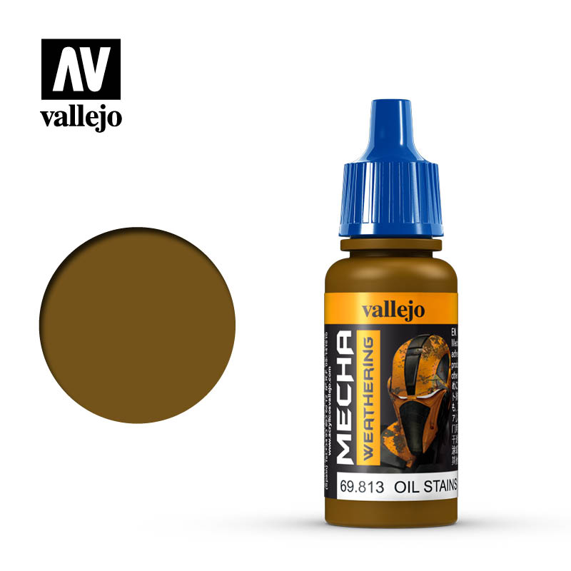 Vallejo Mecha Color Oil Stains (Gloss) 17ml Bottle VLJ69813 — exact product reference