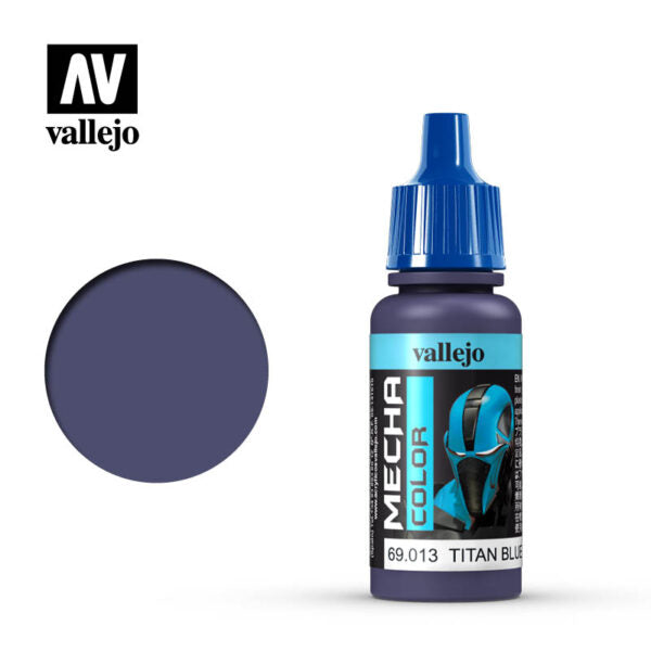 Vallejo Mecha Color Titan Blue 17ml Bottle — exact product reference