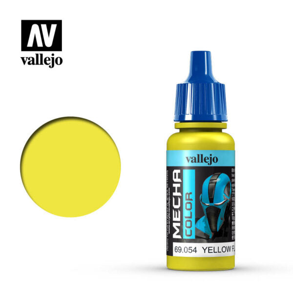 Vallejo Mecha Color Yellow Fluorescent 17ml Bottle — exact product reference
