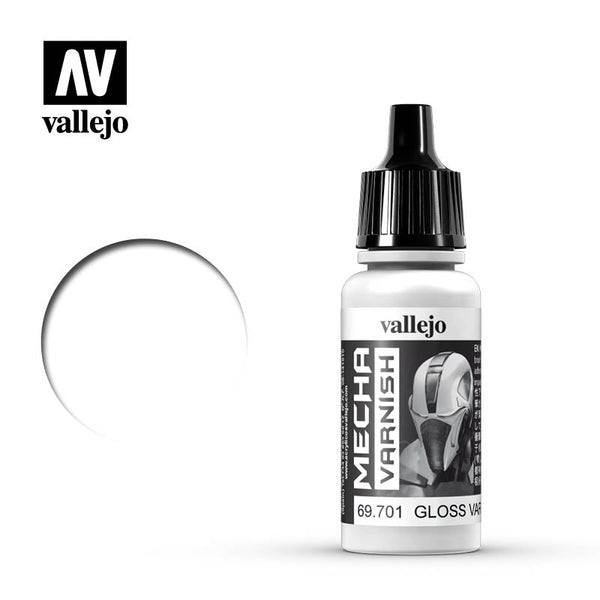 Vallejo Mecha Color Gloss Varnish 17ml Bottle VLJ69701 — exact product reference