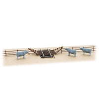 Micro-Trains 49945040 N scale cattle guard and fence kit