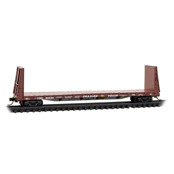 Micro Trains N TTX 61' Bulkhead Flatcar RD# 80234 - 05400481