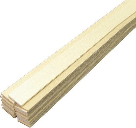 Midwest Basswood Strips 1/16 x 1/2 x 24 inch