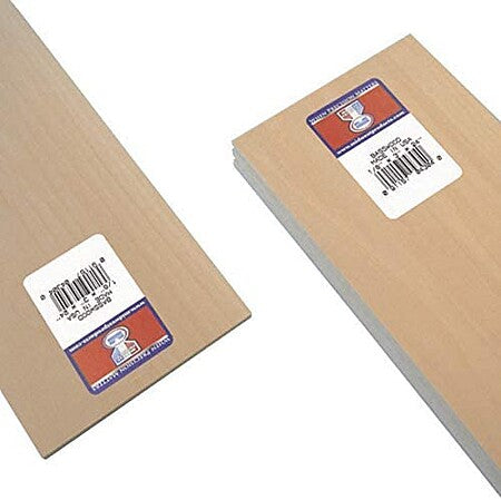 Midwest Products Basswood Sheets 3/16x6x36 (5) #5011 - product image
