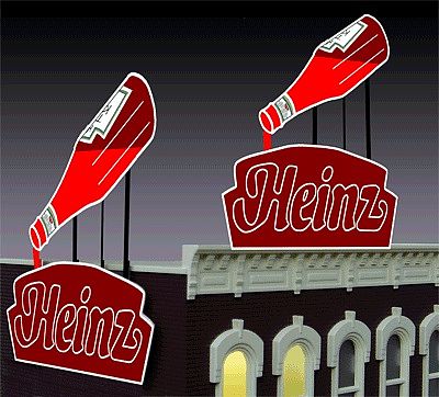 Miller Engineering Heinz Billboard – HO/N Scale – 1082