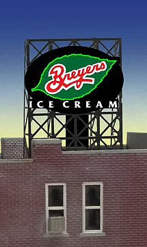 Miller Engineering Breyers Billboard – N/Z Scale – 338810