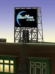 Miller Engineering N/Z Scale Blue Moon Animated Rooftop Billboard – 338960