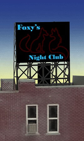 Miller Engineering N/Z Scale Foxy's Billboard – 339010