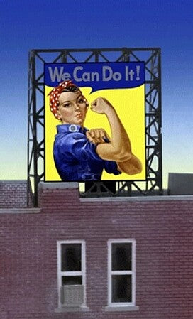 Miller Engineering N/Z Scale We Can Do It! Billboard – 339110– product image