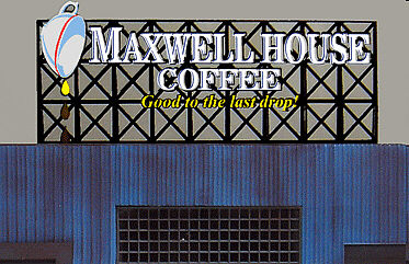 Miller Engineering HO/O Scale Maxwell House Billboard – 4181
