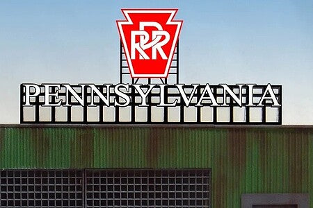 Miller Engineering HO/O Scale Small Pennsylvania Railroad Billboard – 4282
