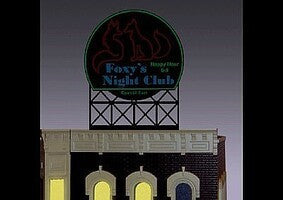 Miller Engineering N/HO Scale Small Foxy's Billboard – 442252